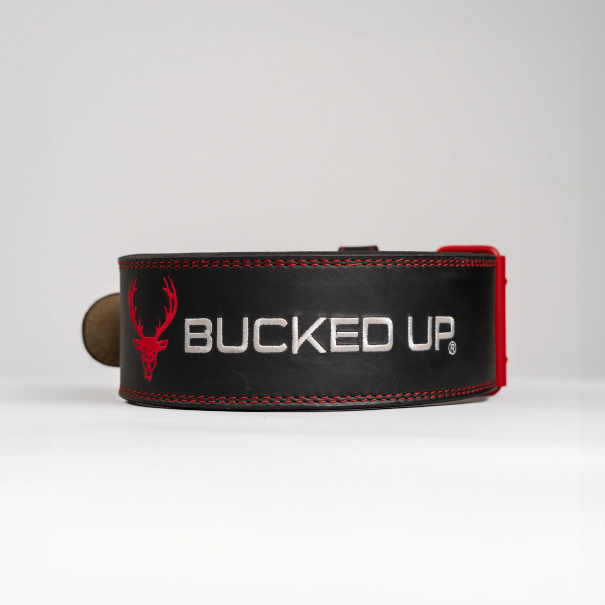 4 Inch Elite Leather Lifting Belt Bucked Up